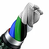 Кабель Baseus Cafule Metal Type-C - Lightning PD 20W 1м Чёрный, фото 4