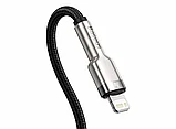 Кабель Baseus Cafule Metal Type-C - Lightning PD 20W 1м Чёрный, фото 5