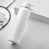 Термос Funjia Home Simple And Portable Insulation Cup 1000мл Белый, фото 2