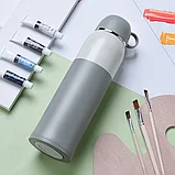 Термос Funjia Home Simple And Portable Insulation Cup 1000мл Белый, фото 5