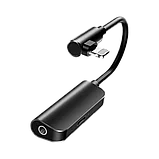 Переходник Baseus L505 Lightning + mini Jack Черный, фото 3
