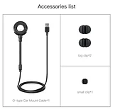 Кабель-держатель Baseus Car Mount USB Cable Lightning to USB Синий, фото 7