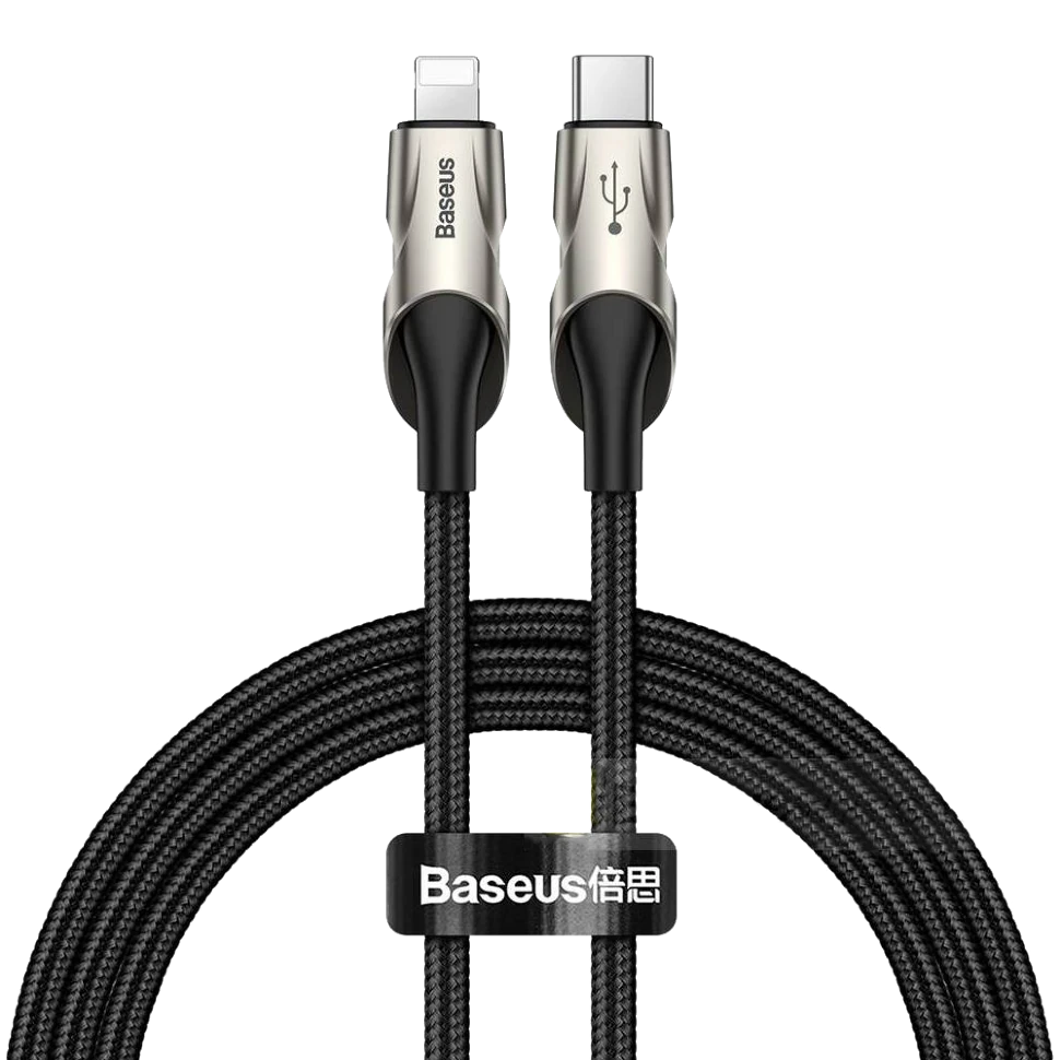 Кабель Baseus Fish eye Type-C - Lightning 1м Чёрный