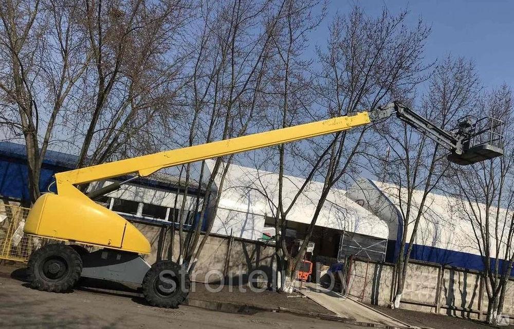 Телескопический самоходный дизельный подъемник HAULOTTE H 25 TPX Б/У 2000 г. Продаётся без НДС.