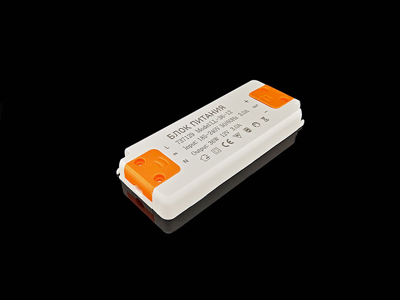 Блок питания 36W 12V IP33 компактный пластик