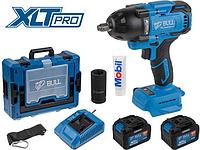 Аккум. ударный гайковерт BULL SC 1807 Xcase, XLTpro, БЕСЩЕТ., 18 В, 750 Н*м, 1/2", 2х6 А*ч, з/у 6 А (вес 2,24