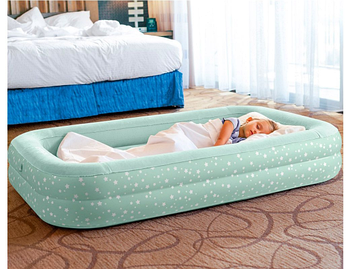 66810 Кровать детская Intex Travel 2-in-1 107х168х25 см + насос