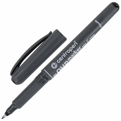 Маркер перманентный Centropen, 0,6 мм, чёрный (цена с НДС)