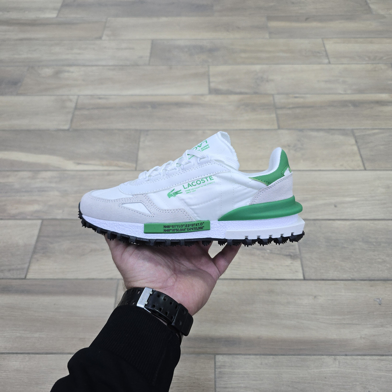 Кроссовки Lacoste Elite Active White Green