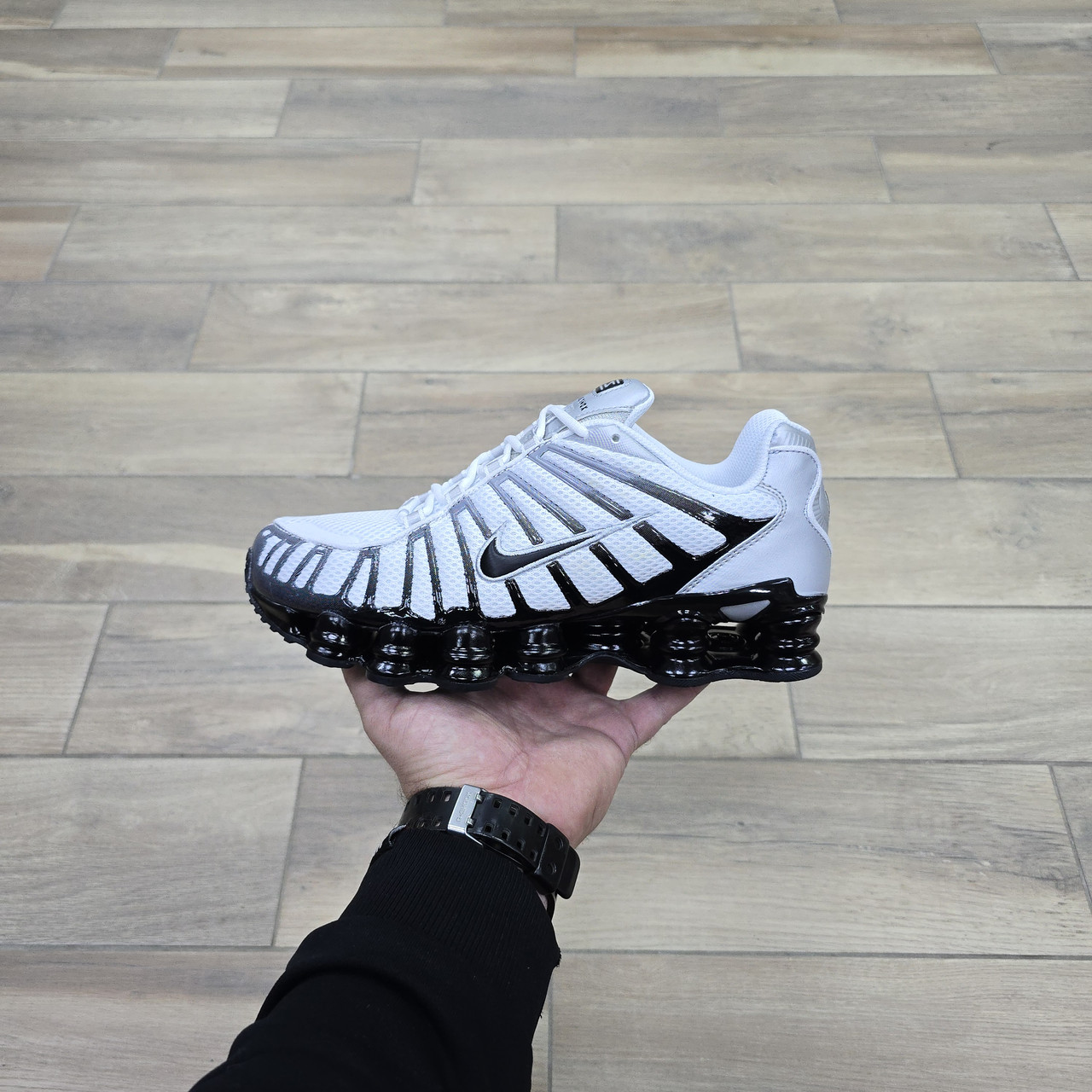 Кроссовки Nike Shox TL White Black