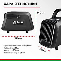 Компрессор автомобильный БелАК ТУРИСТ-45 12V 45 л/мин