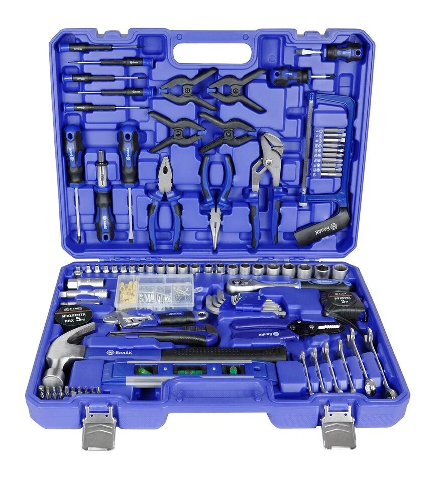 Набор инструментов 168пр. БелАК Профи БАК.07017 (1/4", 3/8", закалка V3)