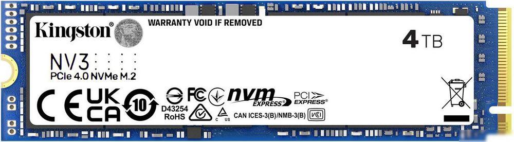 SSD Kingston NV3 4TB SNV3S/4000G, фото 1