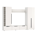 Стенка 63.02 Аккорд (белый) Олмеко, фото 2