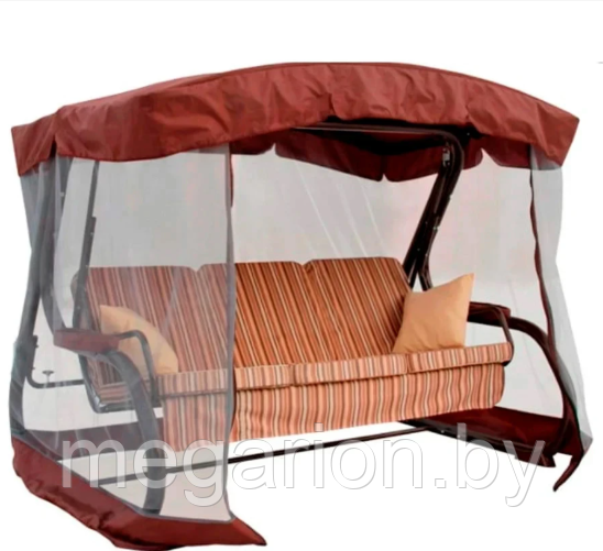 Тент 2150х1350 для садовых качелей Секвойя коричневый