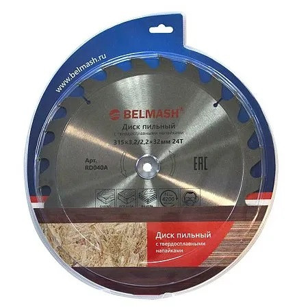 Диск пильный BELMASH 315x3,2/2,2x32мм 24T