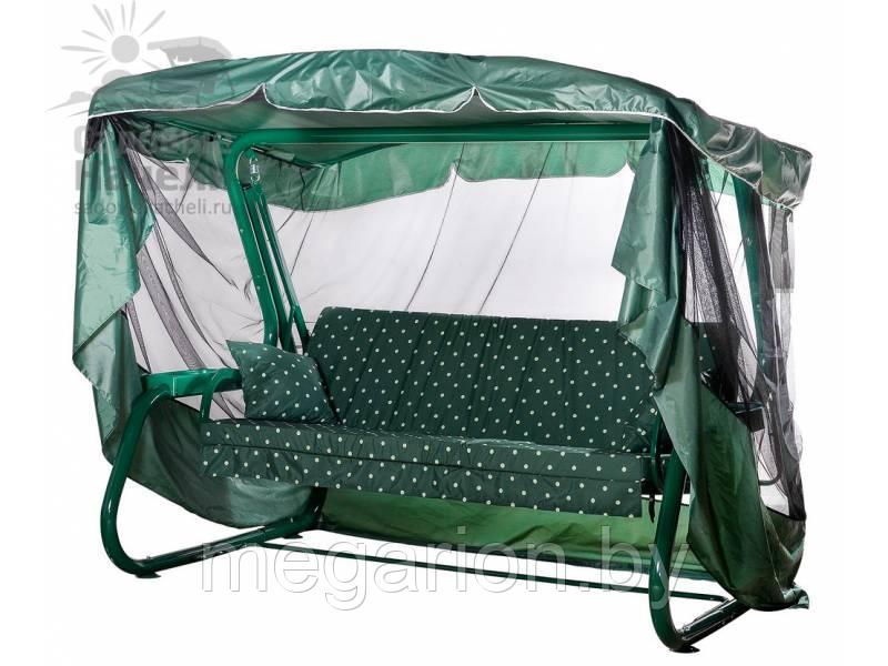 Тент 2150х1350 для садовых качелей Секвойя зеленый