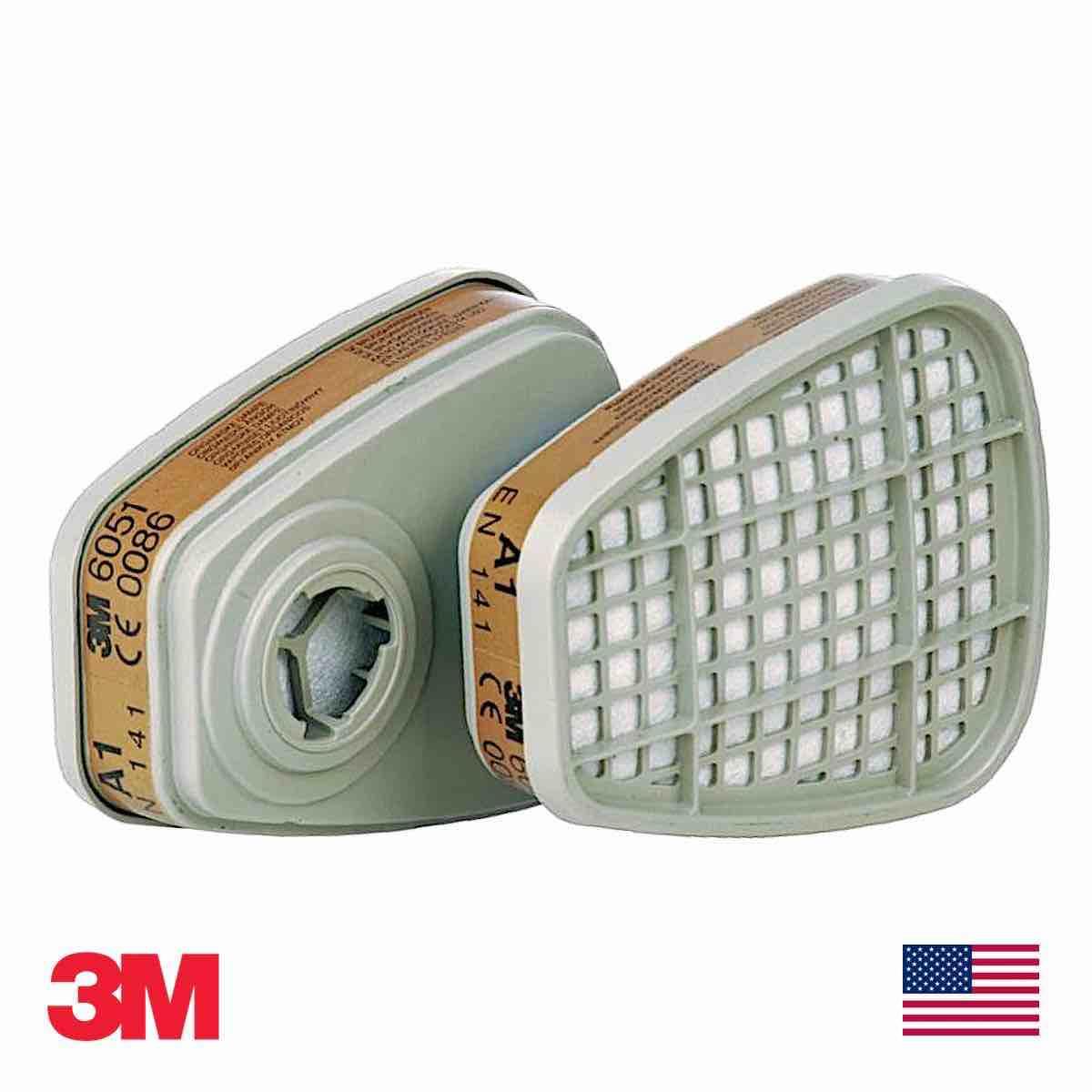 3M 6051 Фильтр для защиты от органических газов и паров, А1