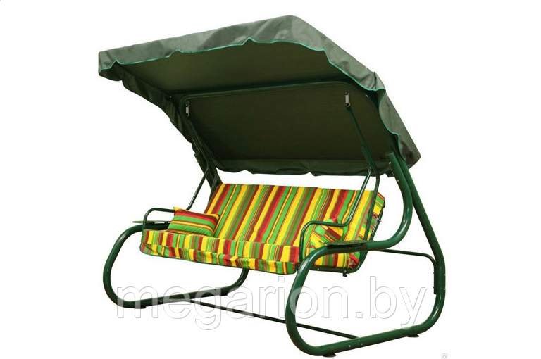 Тент 2100х1470 для садовых качелей Орбита зеленый