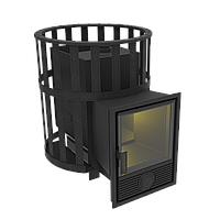 Банная печь Берёзка "Викинг 24" Д1 Сетчатый кожух