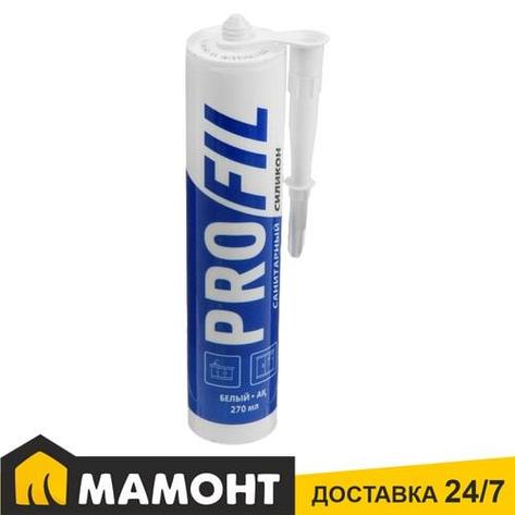 Силиконовый герметик Soudal Profil санитарный белый, 270 мл, фото 2
