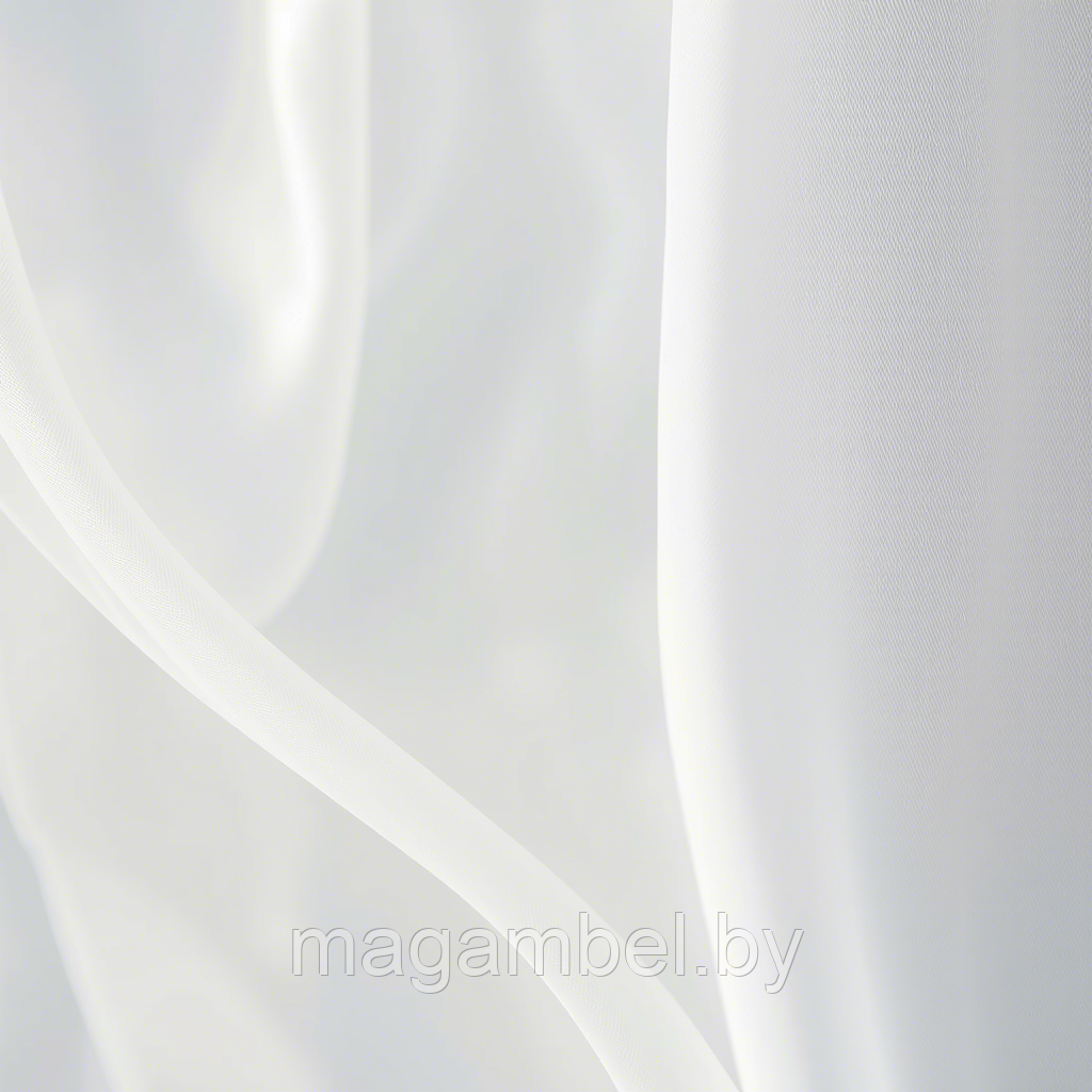 Вуаль белая с утяжелителем