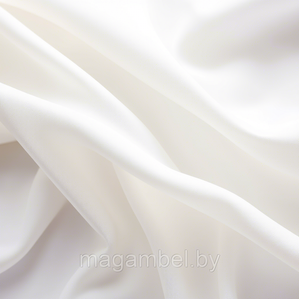 Мягкий матовый креп в молочном цвете