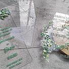 Свадебные приглашения на оргстекле с УФ-печатью "Весна", 10х15 см, фото 3