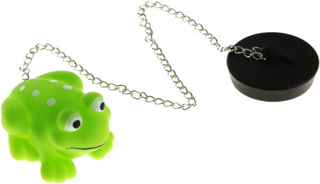 Пробка для ванной декоративная "Лягушка"