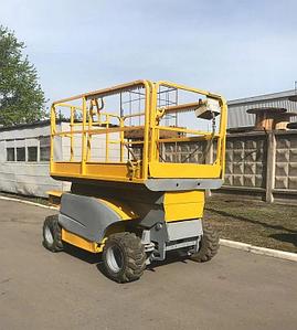 Ножничный самоходный дизельный подъемник Haulotte Compact 10 dx б/у 2001. Продажа без НДС.