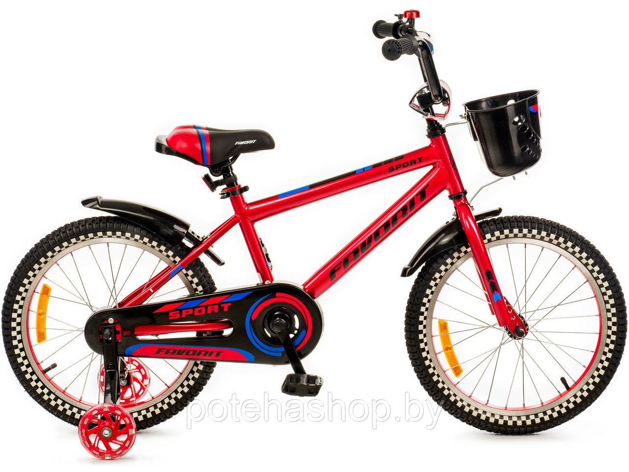 Двухколесный велосипед FAVORIT  колеса 20", модель SPORT, арт. SPT-Y20RD