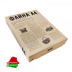 Бумага газетная ФАЙНА, А4, 48,8г/м2, 500л