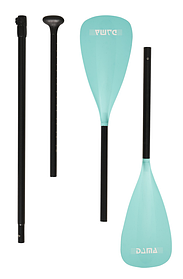 Весло для Сапборда SUP-доски ДВОЙНОЕ, составное Голубой