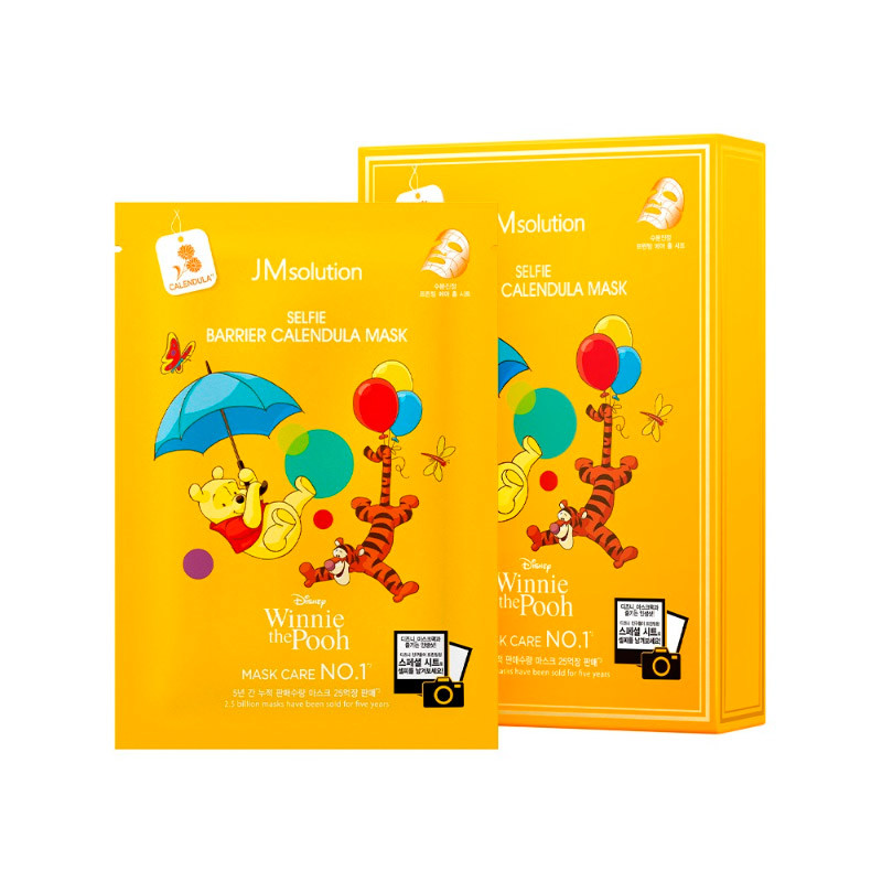 Тканевая маска с календулой JMsolution Disney Collection Selfie Barrier Calendula Mask 30мл