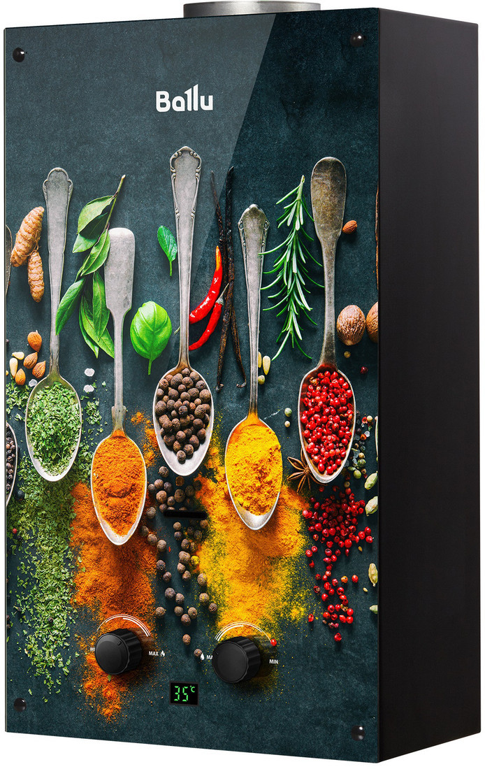 Газовая колонка Ballu GWH 10 Fiery Glass Curry