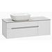 Мебель для ванных комнат Misty Тумба под умывальник Роял 120 П-Роя-01120-011П2Я (подвесная, белый), фото 5