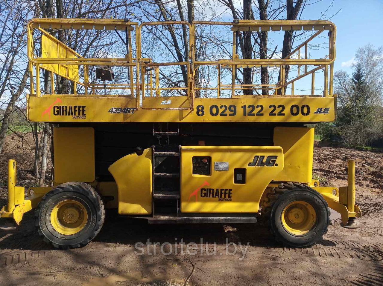 Ножничный самоходный дизельный подъемник JLG 4394 RT б/у 2005 год. Цена указана с НДС