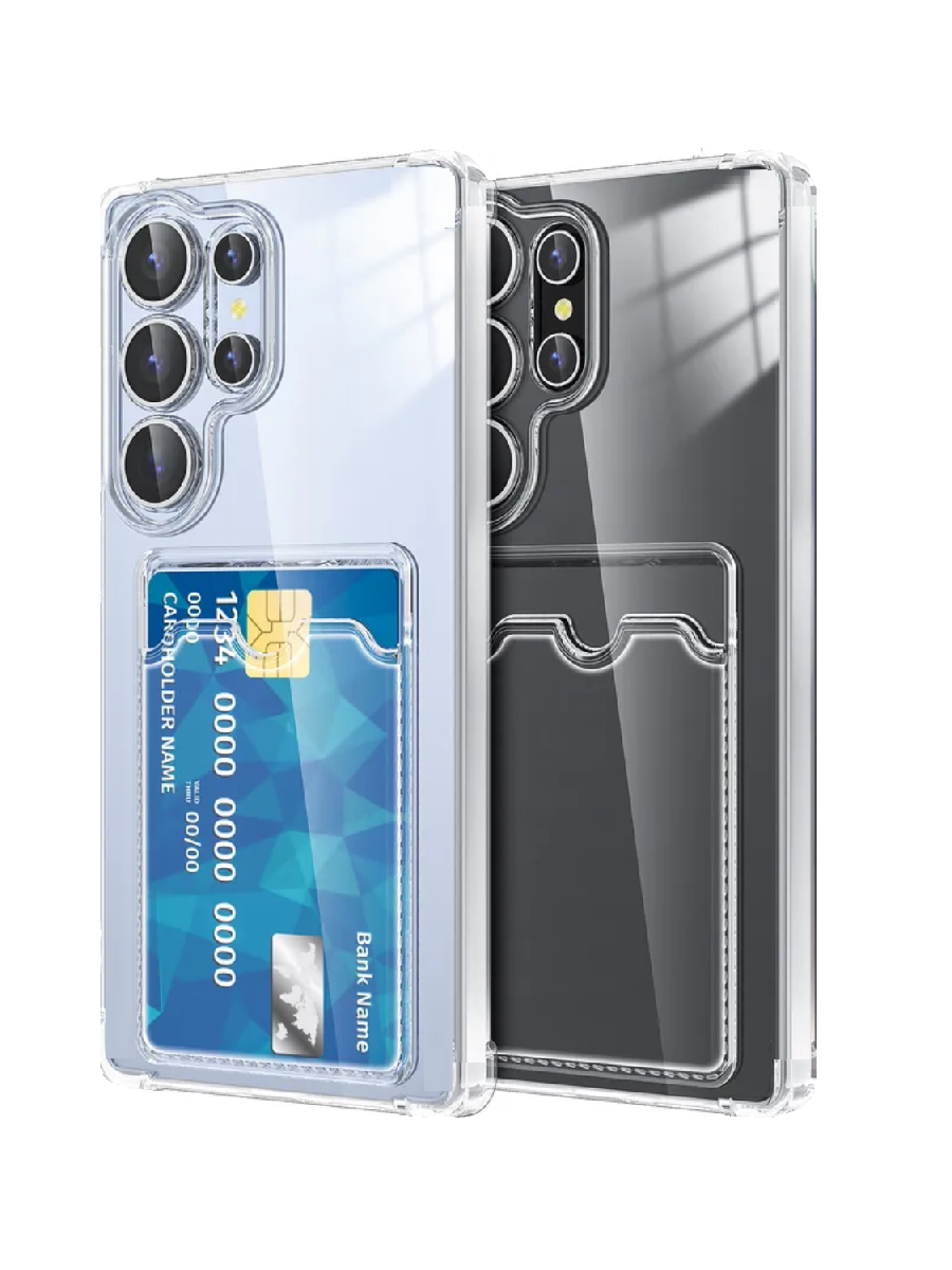 Чехол-накладка для Samsung Galaxy S25 Ultra SM-S938 (силикон) прозрачный с защитой камеры