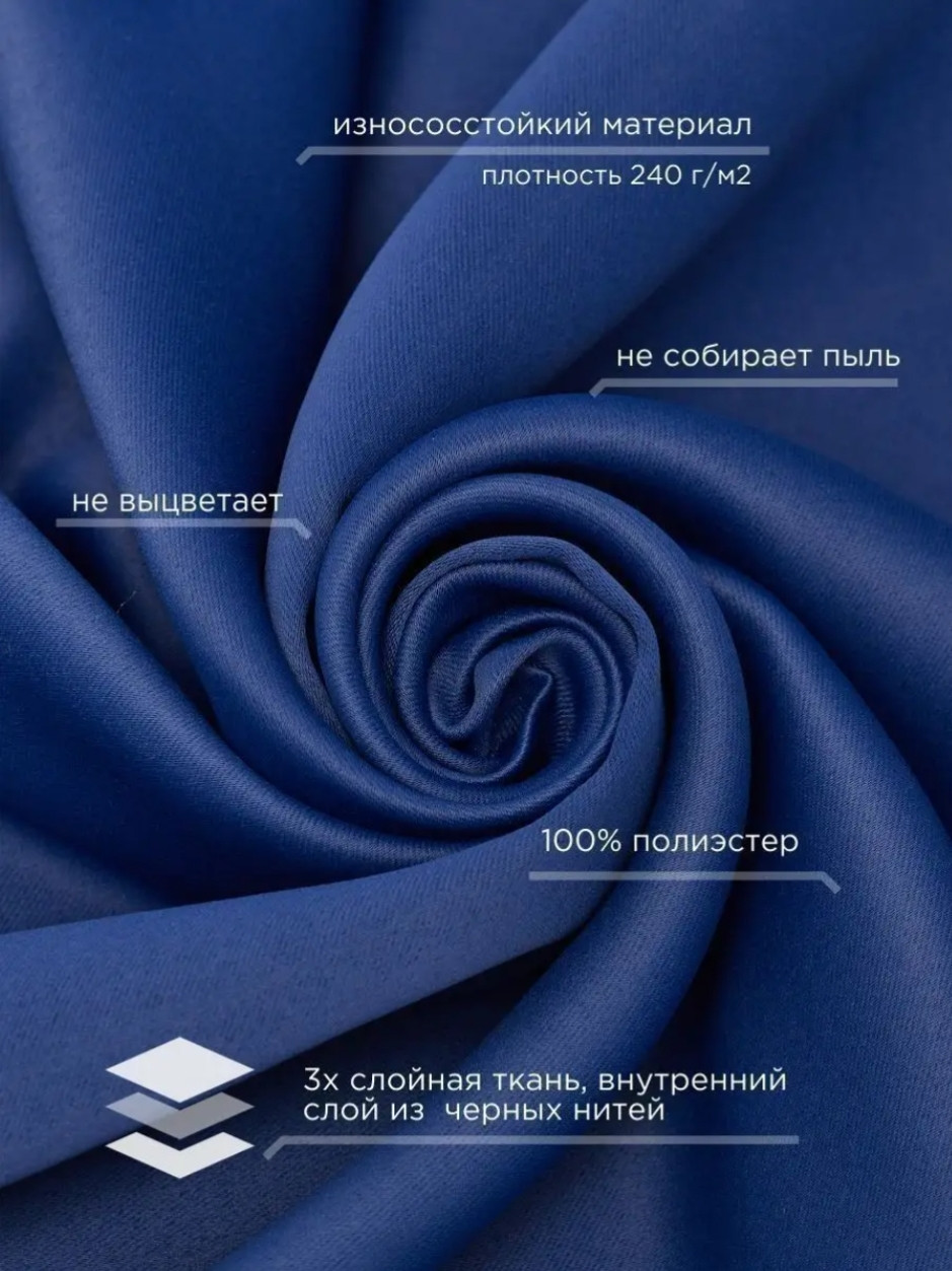 Ткань для штор БЛЭКАУТ