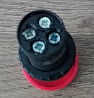 Кнопка грибковая моноблок с фиксацией PLMF1R (1NC+1NO) IP54, фото 2