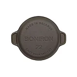 Сковорода чугунная жаровня BONIRON с литыми  ручками диаметр 220-h65, фото 3