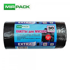 Мешки для мусора Mirpack "Extra", 12мкм, 30л, 50шт/рул