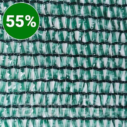 Затеняющая сетка 55% затенения 3 х 10 метра с клипсой (27шт/упк), фото 2