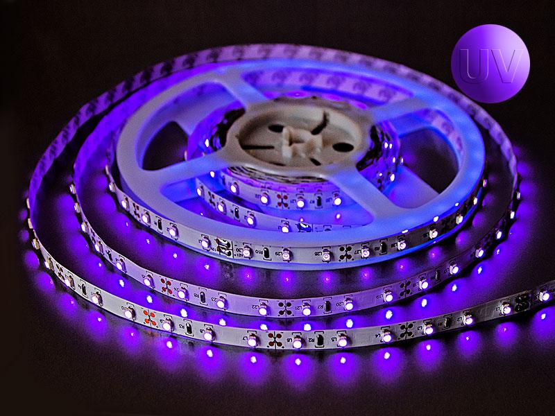 Светодиодная лента SMD 3528 60LED 4,8W 12V IP33 UV