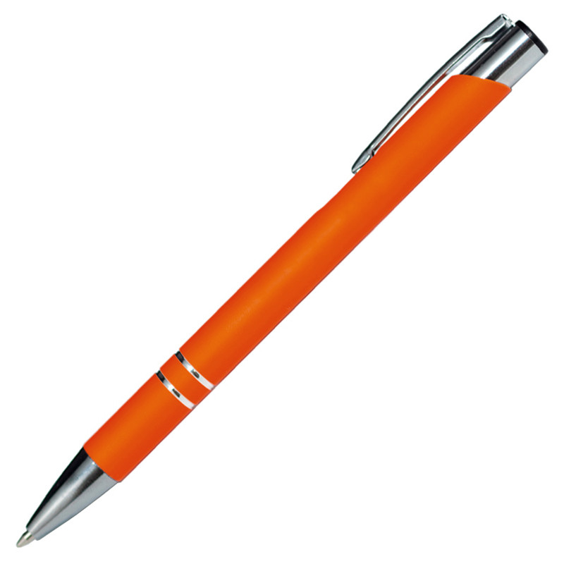 Ручка шариковая Legend Soft Touch, оранжевая