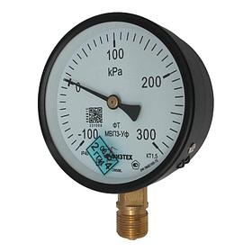 Мановакуумметр МВП3-Уф -100...0...300 кПа кл.т.1,5