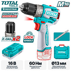 Дрель-шуруповерт TOTAL TDLI16682