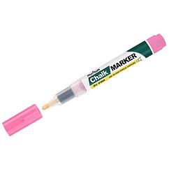 Маркер меловой MunHwa Chalk Marker розовый, 3мм, спиртовая основа СМ-10 (уп.3шт) 227225
