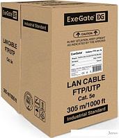Кабель ExeGate FUTP4-C5e-CU-S24-OUT-PE-BK-305 FTP