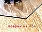 Силиконовый коврик на пол под кресла, стул офисный, компьютерный., фото 2